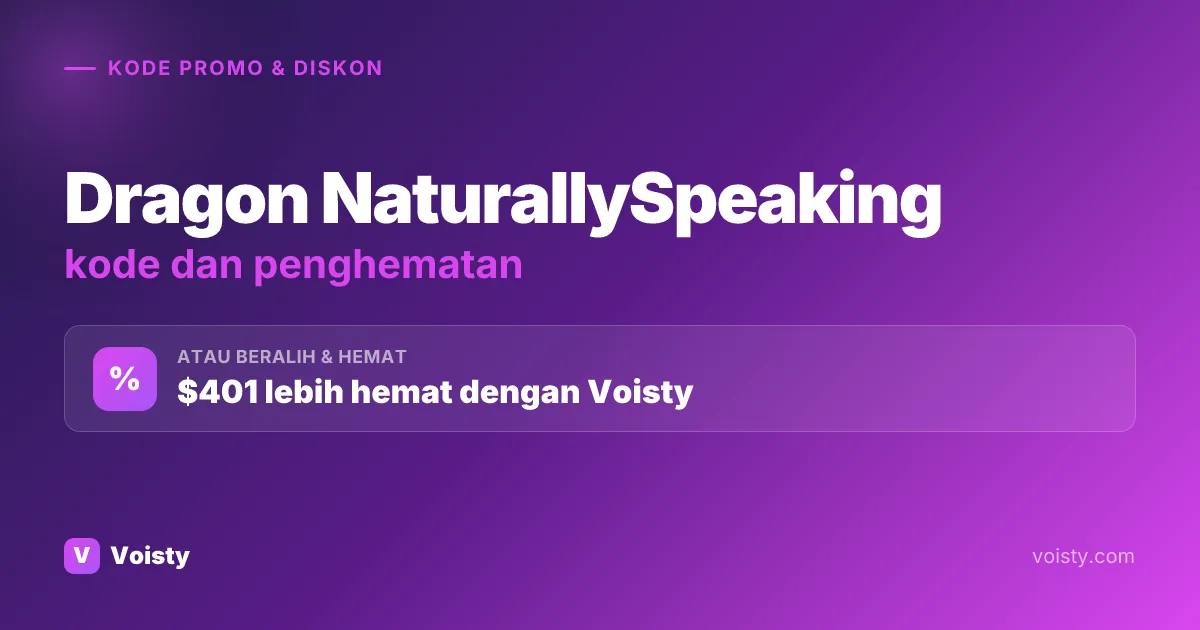 Kode promo Dragon NaturallySpeaking