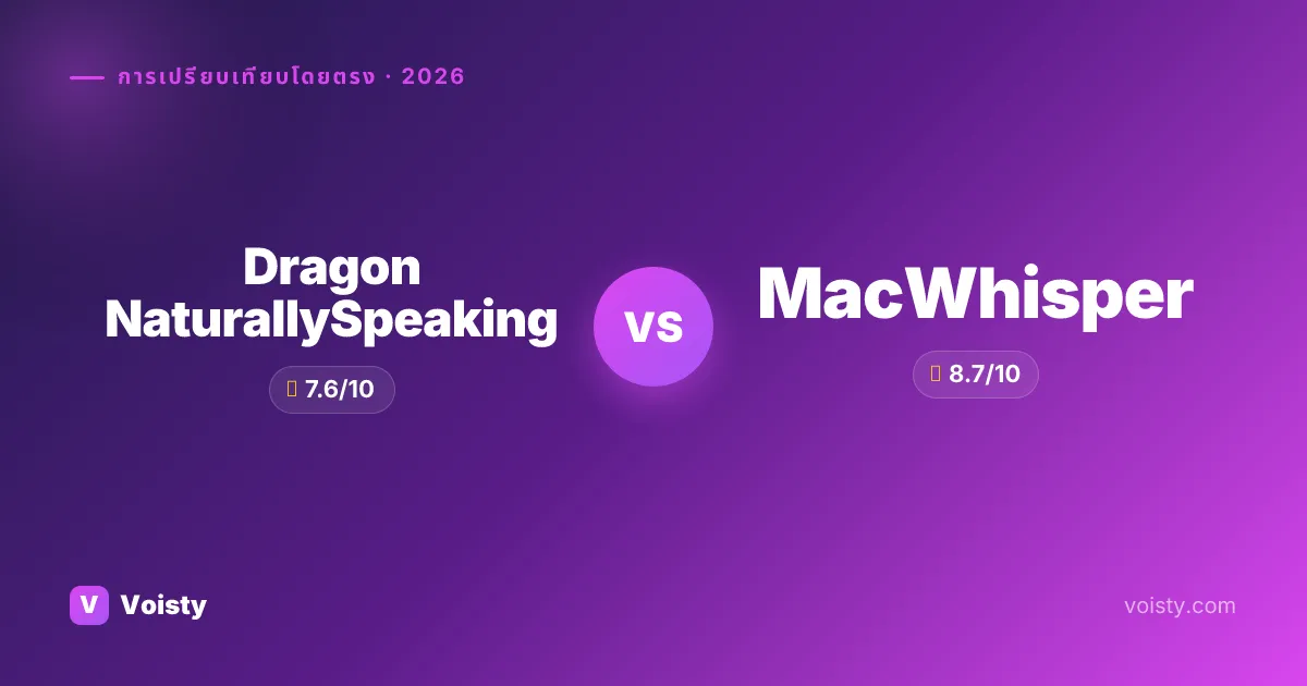 Dragon NaturallySpeaking vs MacWhisper