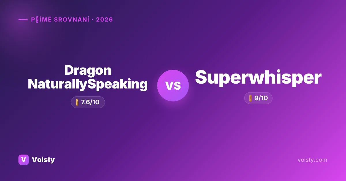 Dragon NaturallySpeaking vs Superwhisper