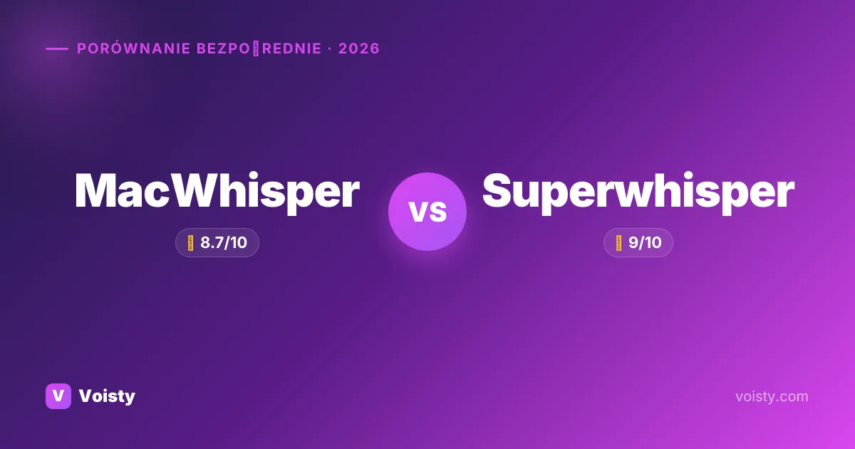 MacWhisper vs Superwhisper