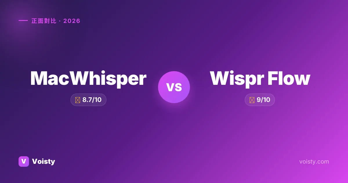 MacWhisper vs Wispr Flow