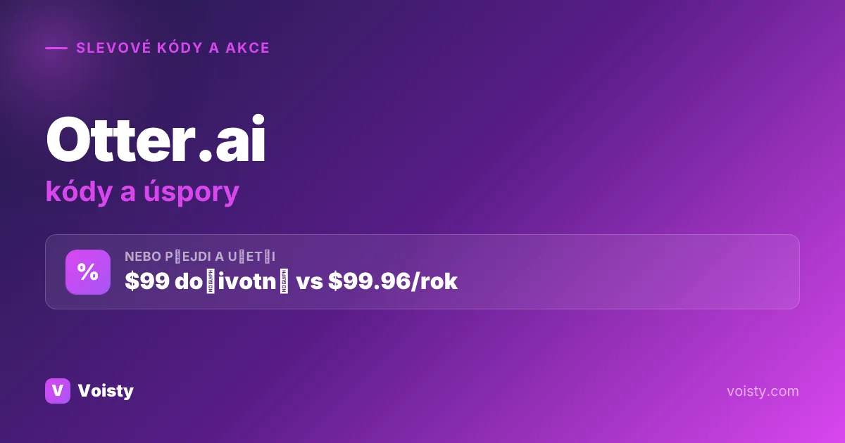 Promo kódy Otter.ai