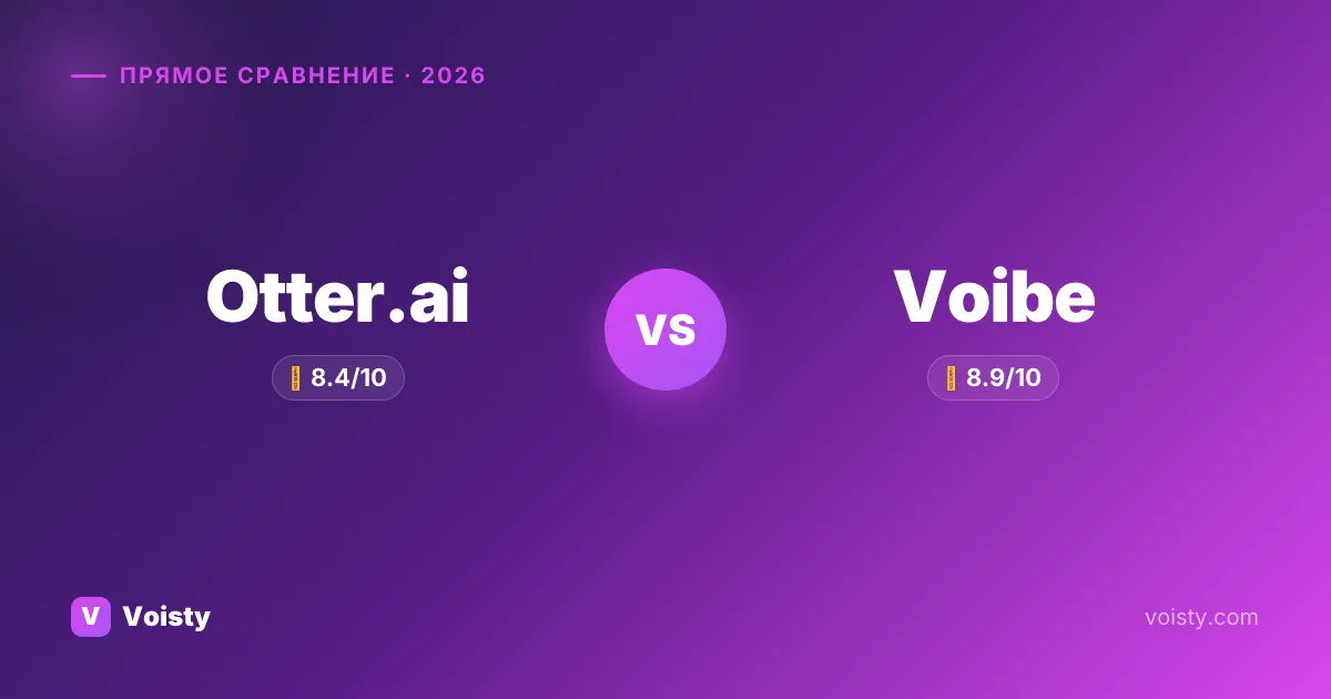 Otter.ai vs Voibe