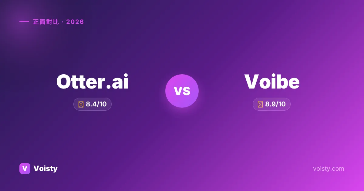 Otter.ai vs Voibe