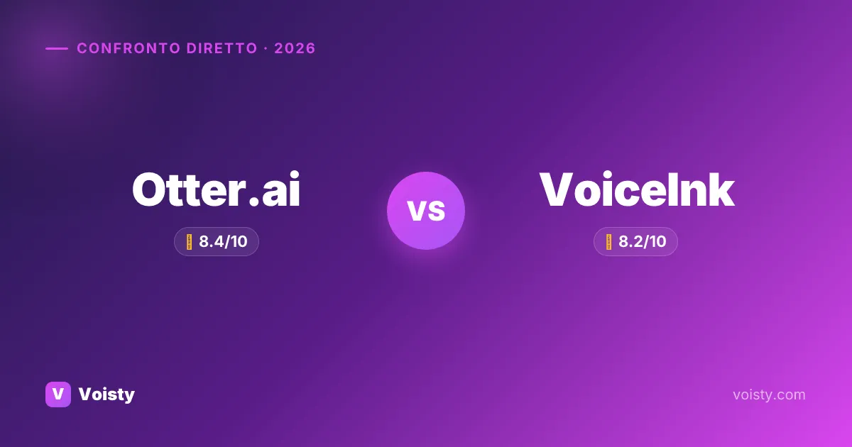 Otter.ai vs VoiceInk