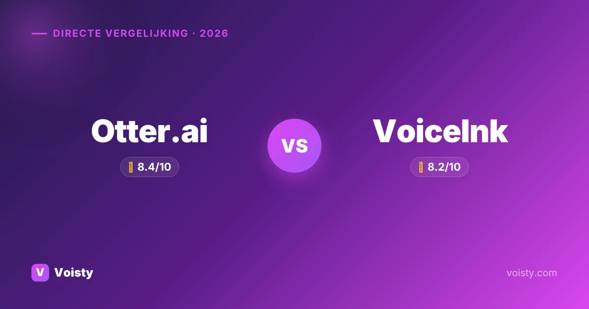Otter.ai vs VoiceInk
