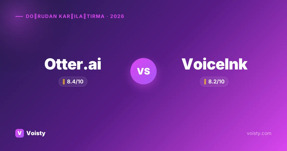 Otter.ai vs VoiceInk