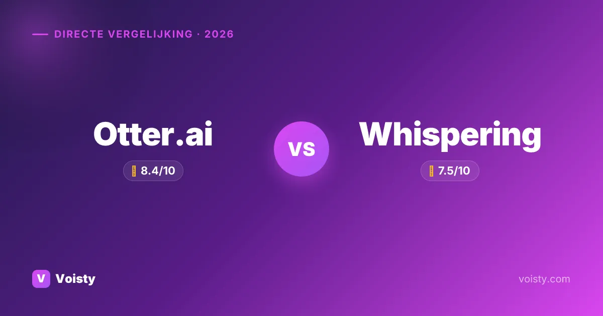 Otter.ai vs Whispering