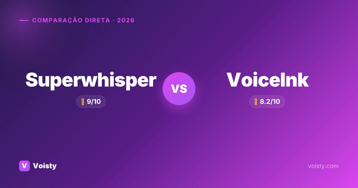 Superwhisper vs VoiceInk