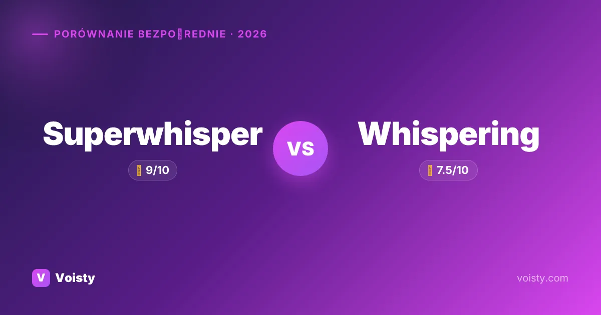 Superwhisper vs Whispering