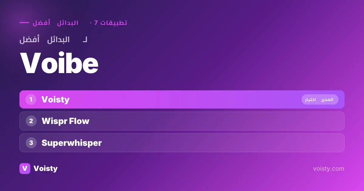 أفضل بدائل Voibe
