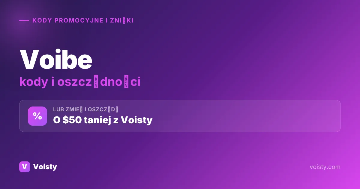 Kody promocyjne Voibe