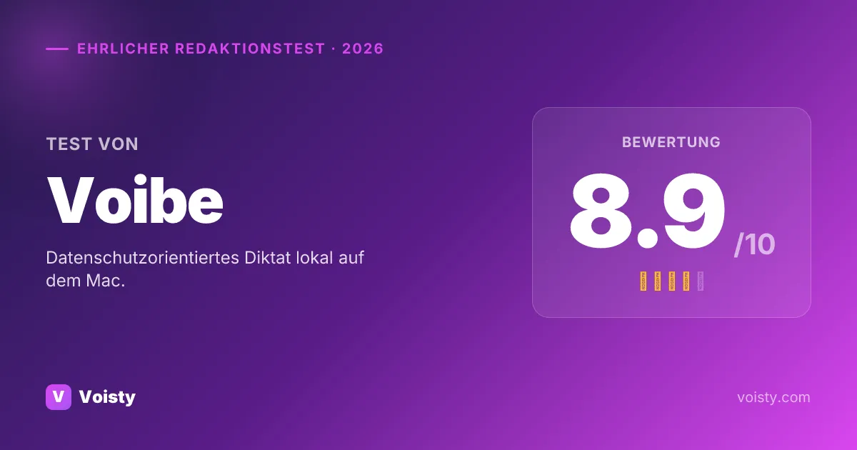 Voibe ehrlicher Test