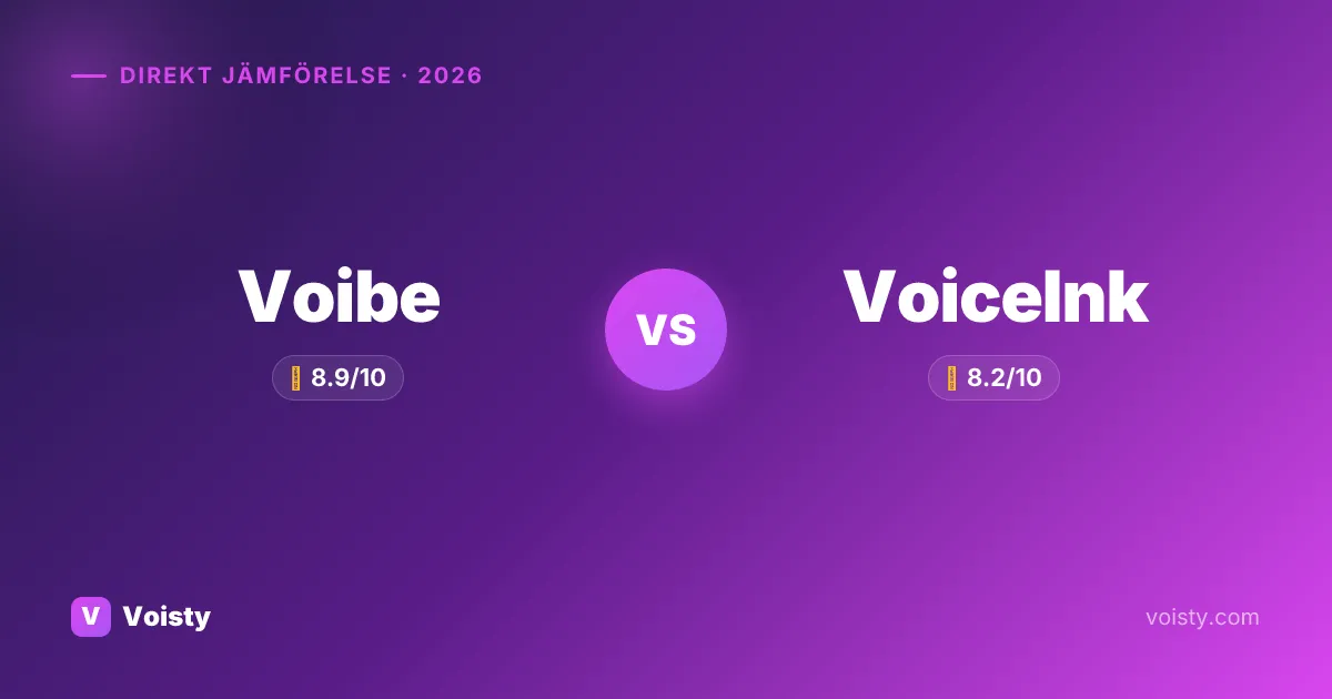 Voibe vs VoiceInk
