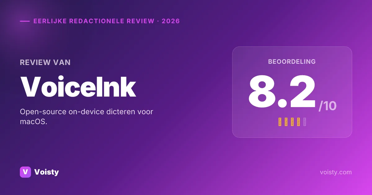 Eerlijke review van VoiceInk