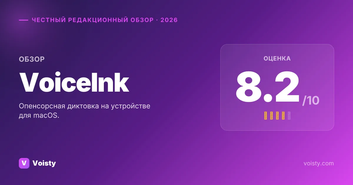 Честный обзор VoiceInk