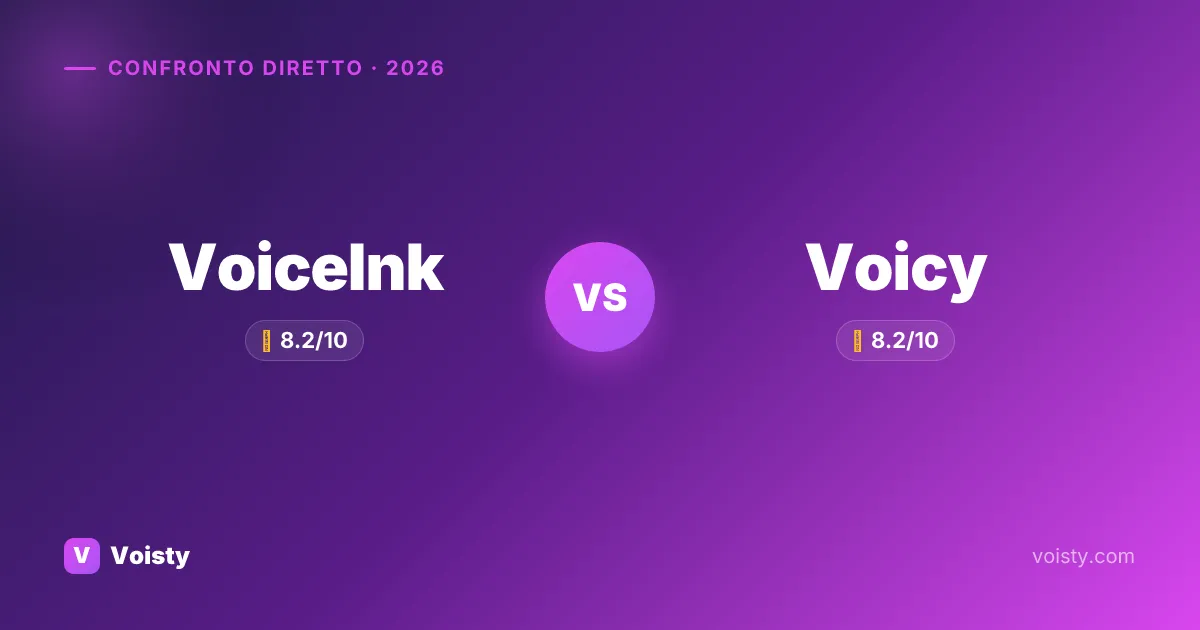 VoiceInk vs Voicy