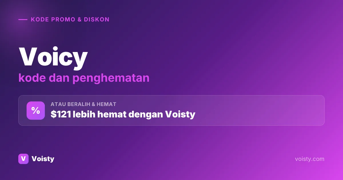 Kode promo Voicy