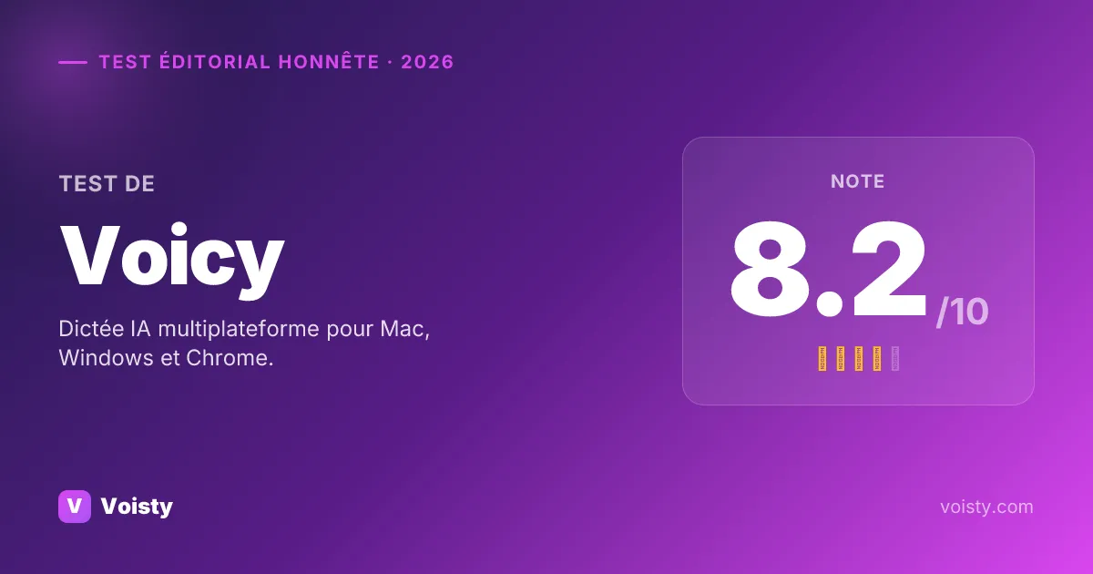 Test honnête de Voicy