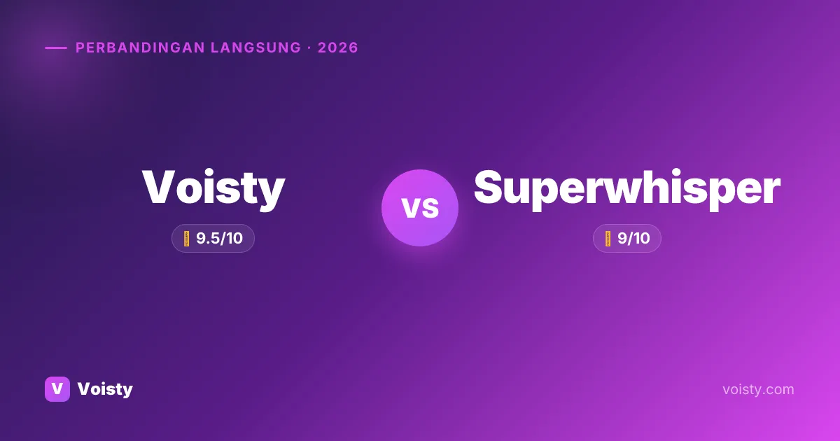 Voisty vs Superwhisper