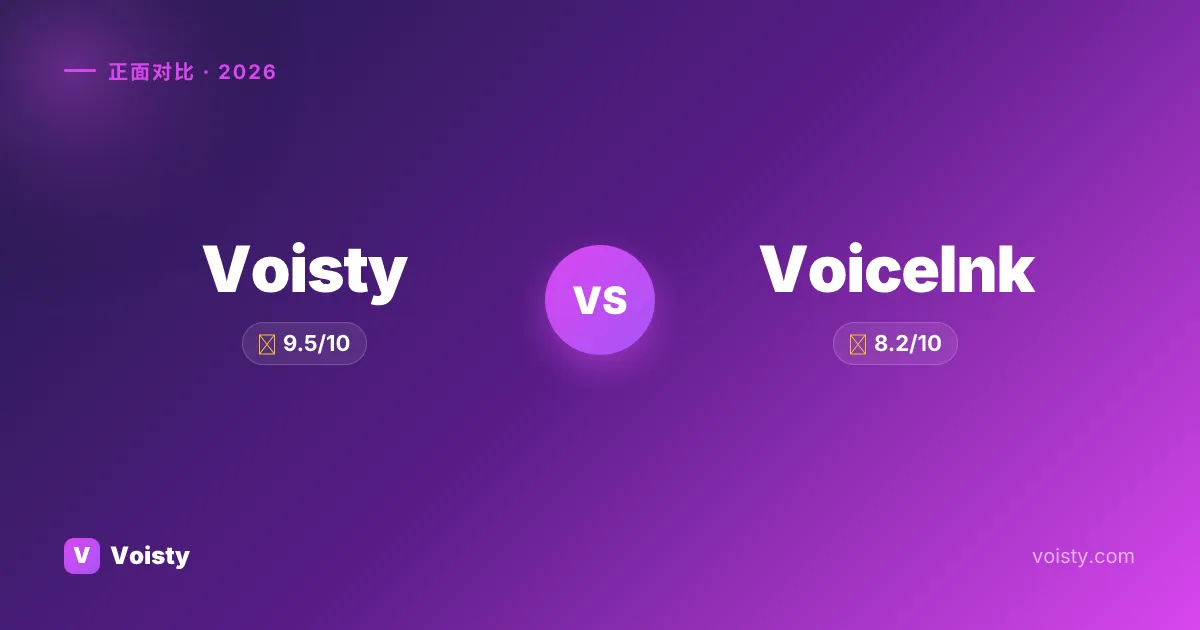 Voisty vs VoiceInk