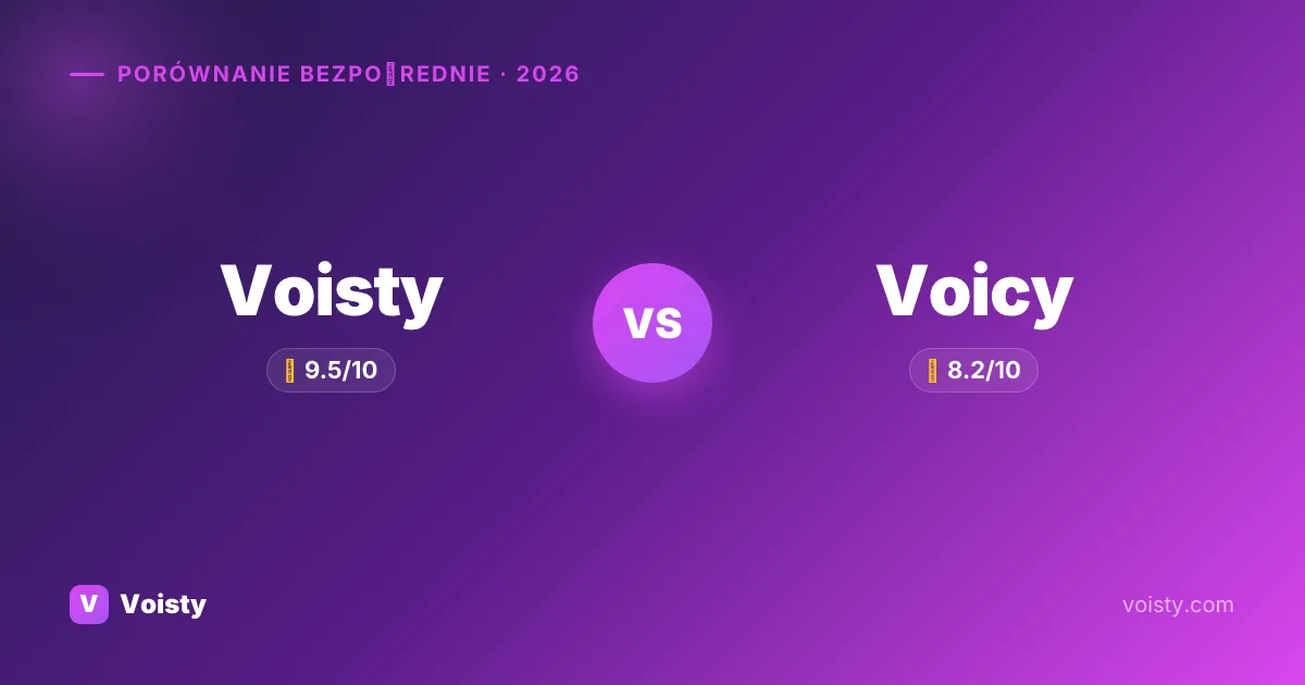Voisty vs Voicy