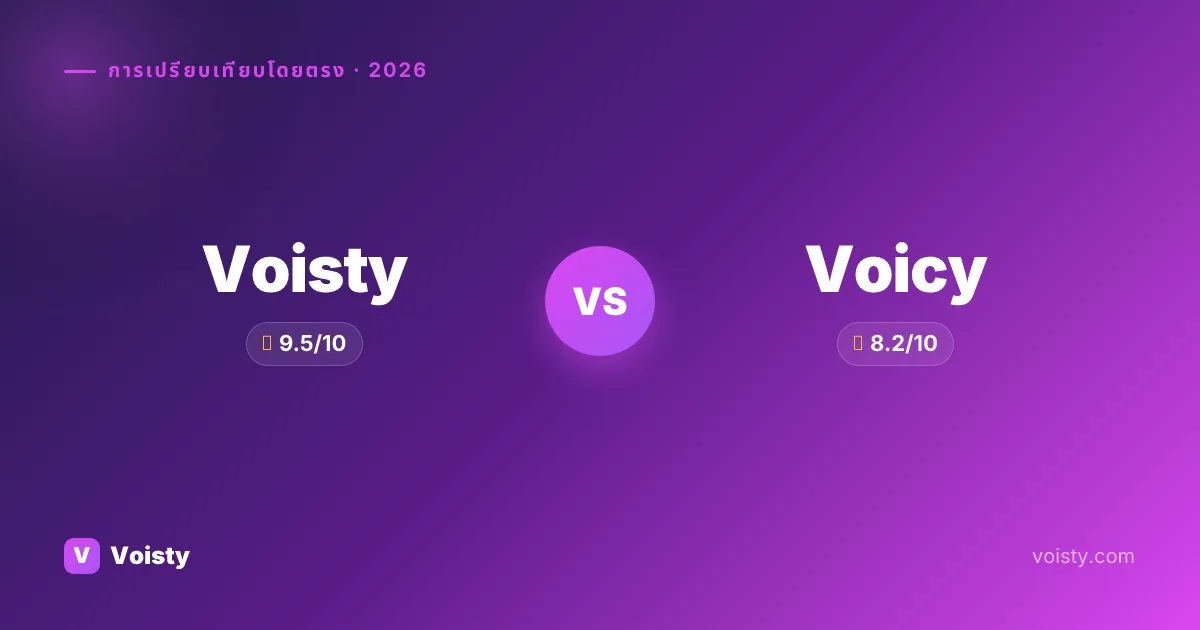 Voisty vs Voicy