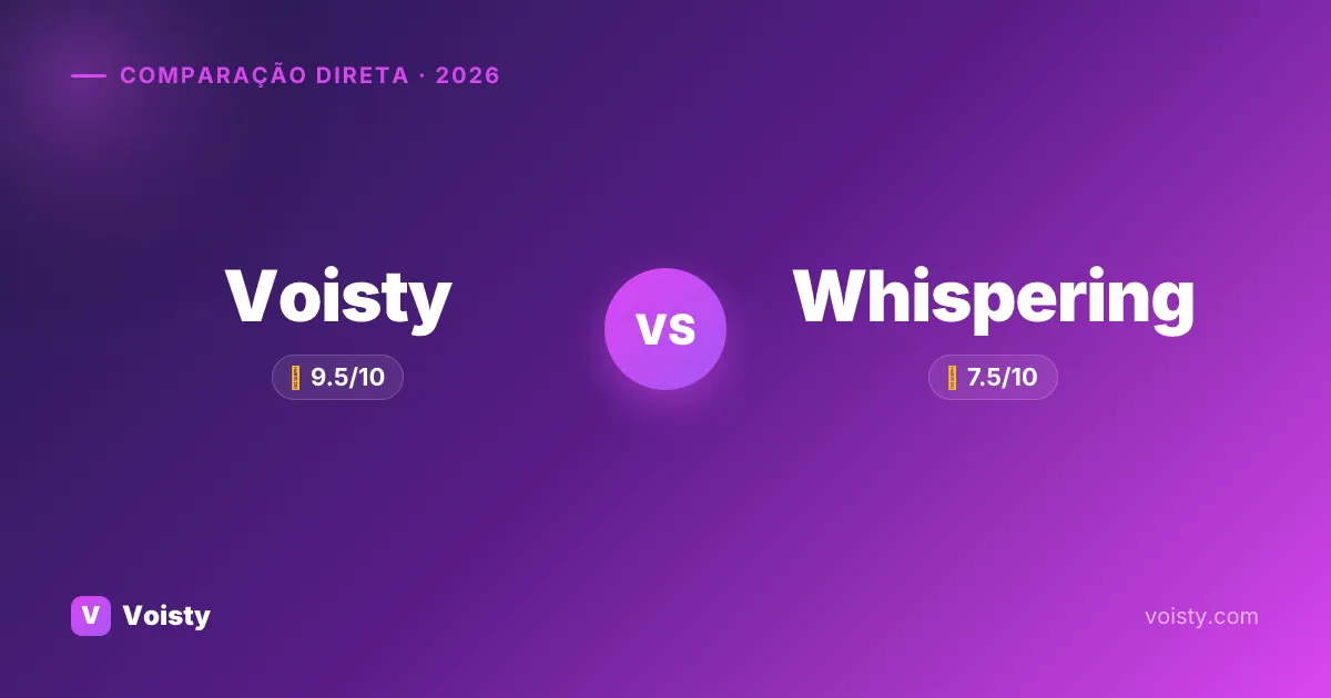 Voisty vs Whispering