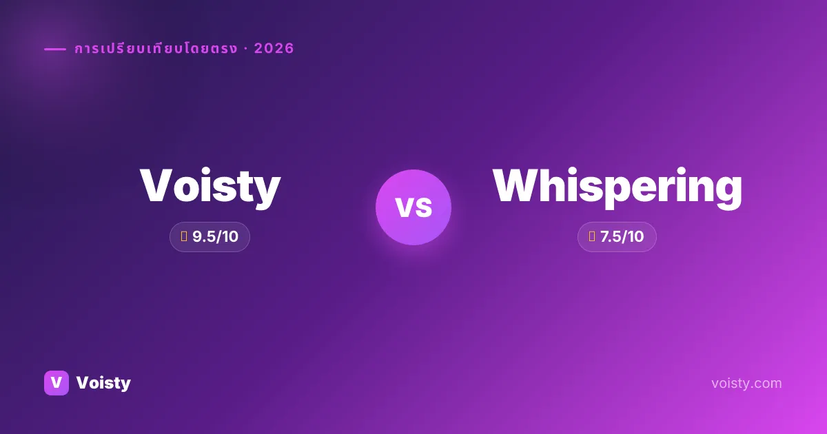 Voisty vs Whispering
