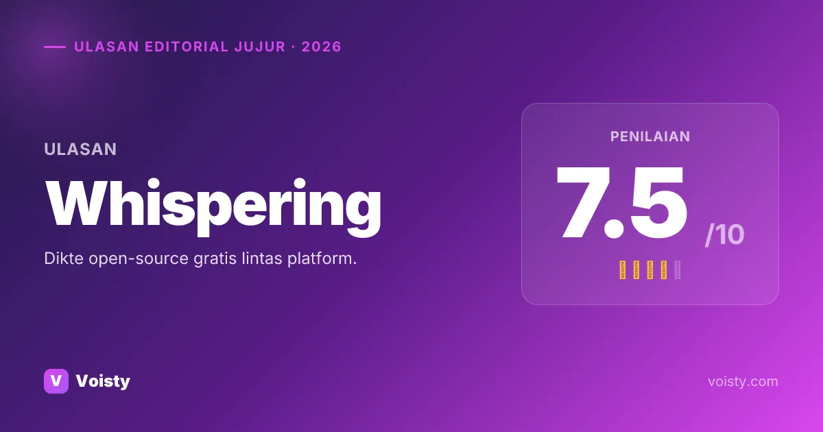 Ulasan jujur Whispering