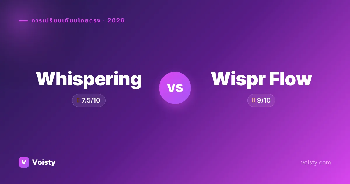 Whispering vs Wispr Flow