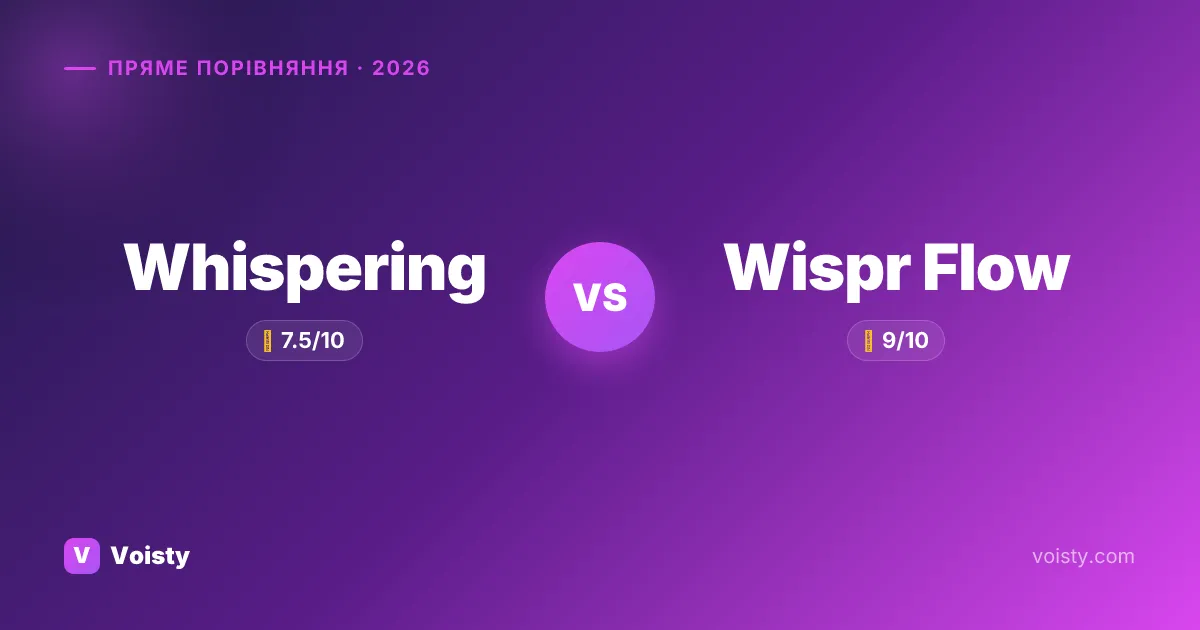 Whispering vs Wispr Flow