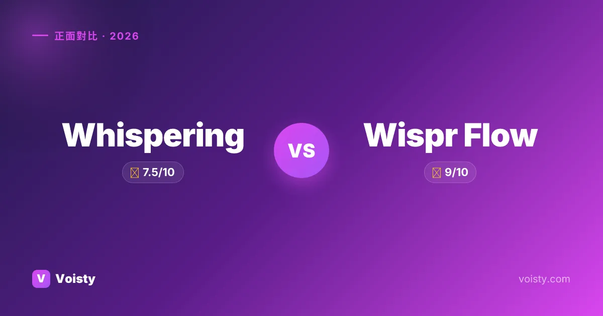 Whispering vs Wispr Flow