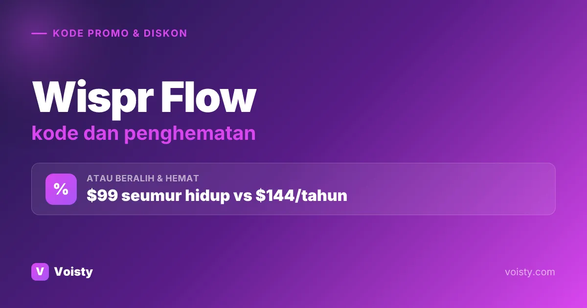 Kode promo Wispr Flow