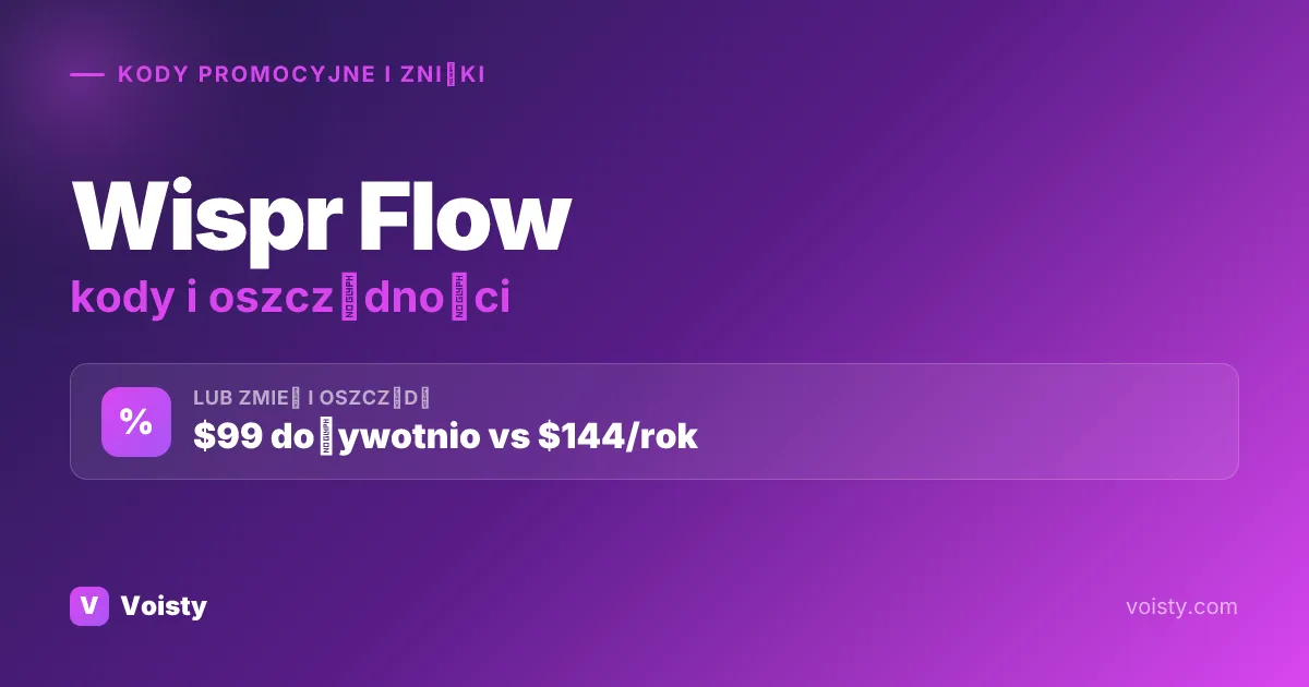 Kody promocyjne Wispr Flow