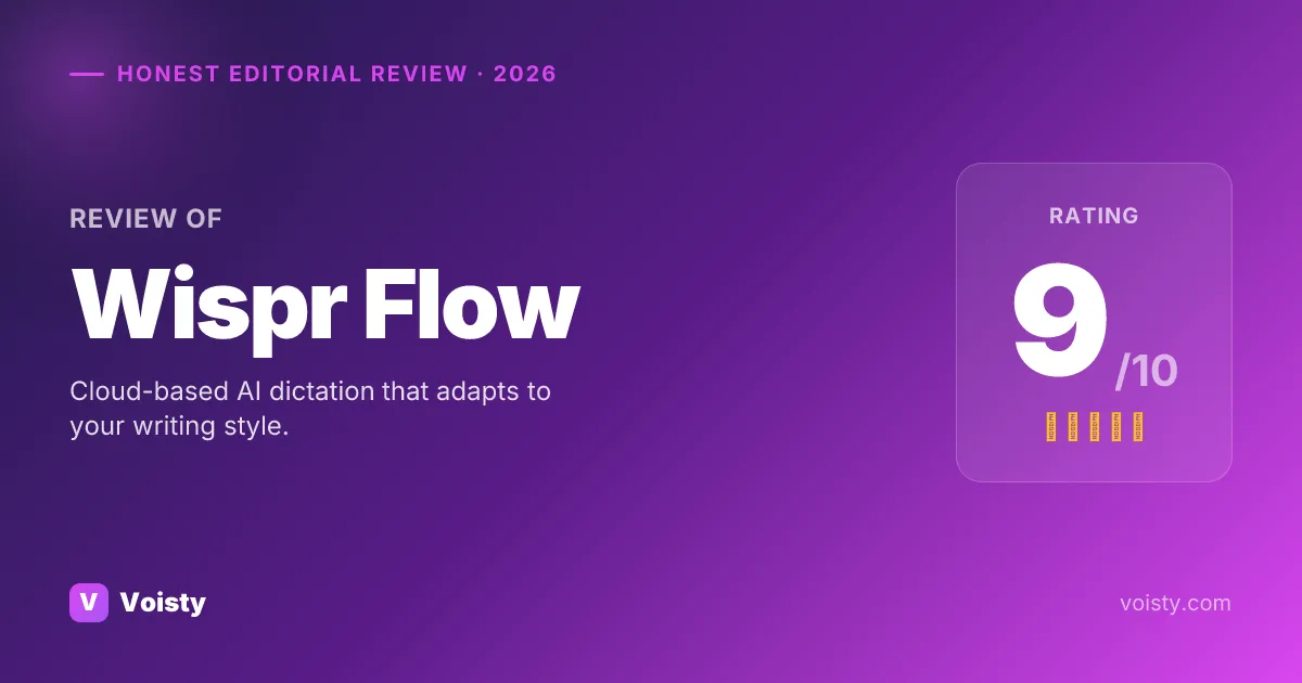 Wispr Flow honest review